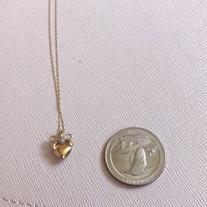 Puffed heart Necklace